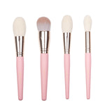 Set 10 pensule machiaj profesionale Pink Perfection