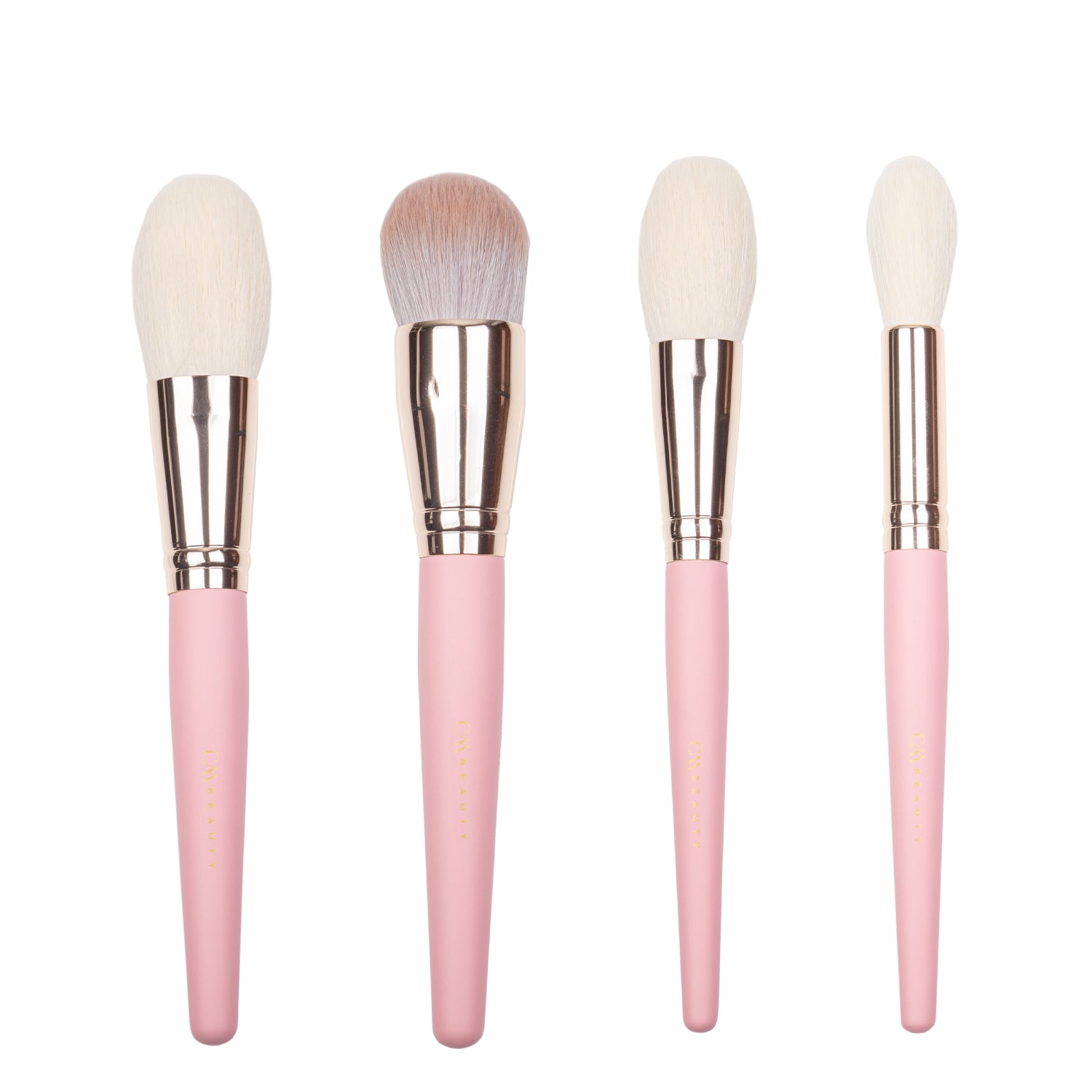 Set 10 pensule machiaj profesionale Pink Perfection