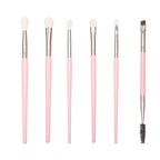 Set 10 pensule machiaj profesionale Pink Perfection