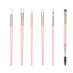 Set 10 pensule machiaj profesionale Pink Perfection