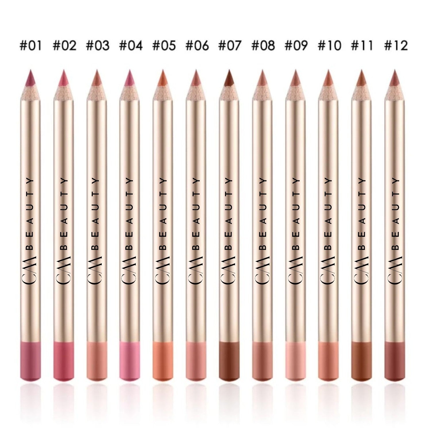 Set 12 creioane de buze CMBeauty