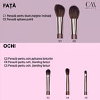 Set 5 pensule machiaj Essential Travel Kit