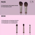 Set 5 pensule machiaj Essential Travel Kit