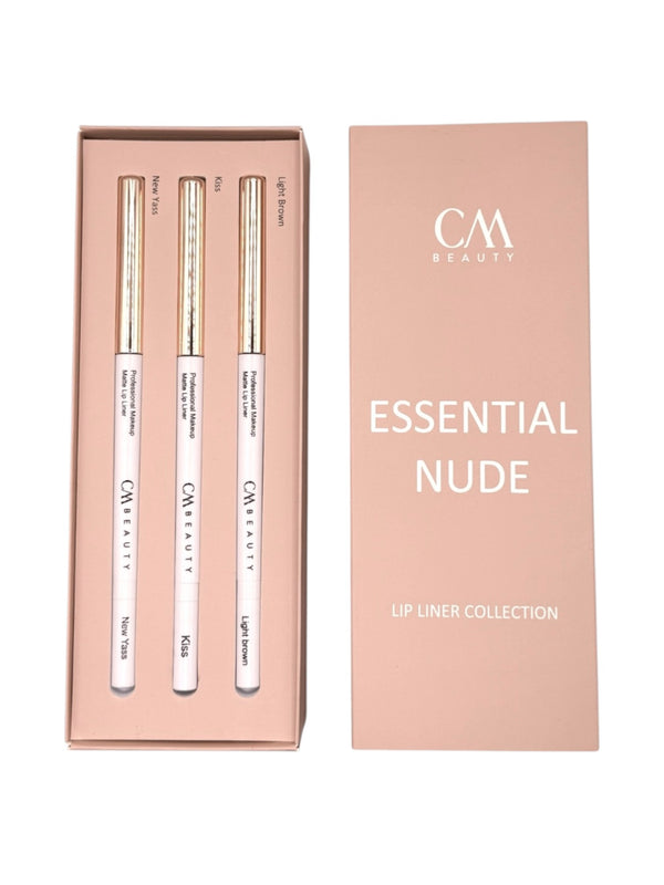 Set 3 Creioane de Buze Retractabile Essential Nude