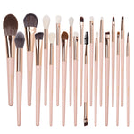 Set 20 pensule machiaj profesionale Soft Nude
