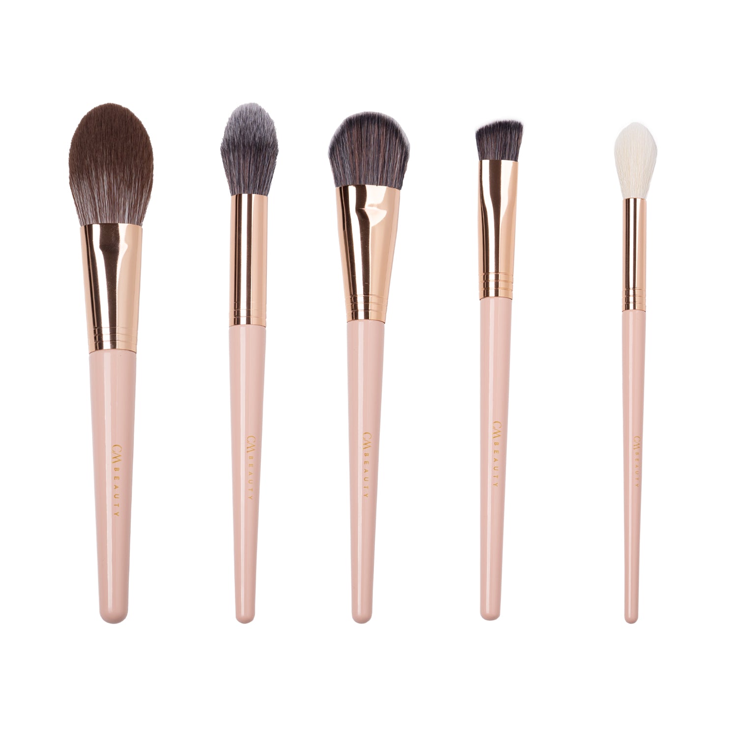 Set 20 pensule machiaj profesionale Soft Nude