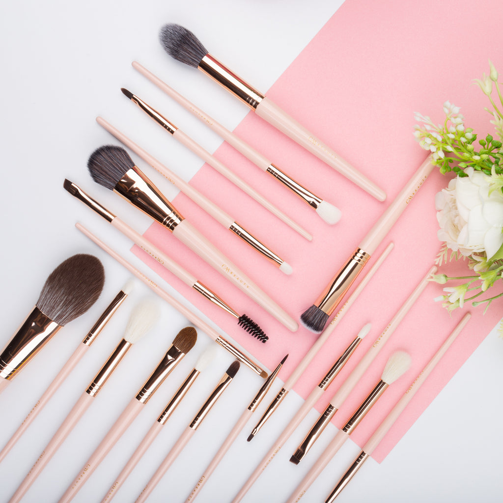 Set 20 pensule machiaj profesionale Soft Nude