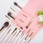 Set 20 pensule machiaj profesionale Soft Nude