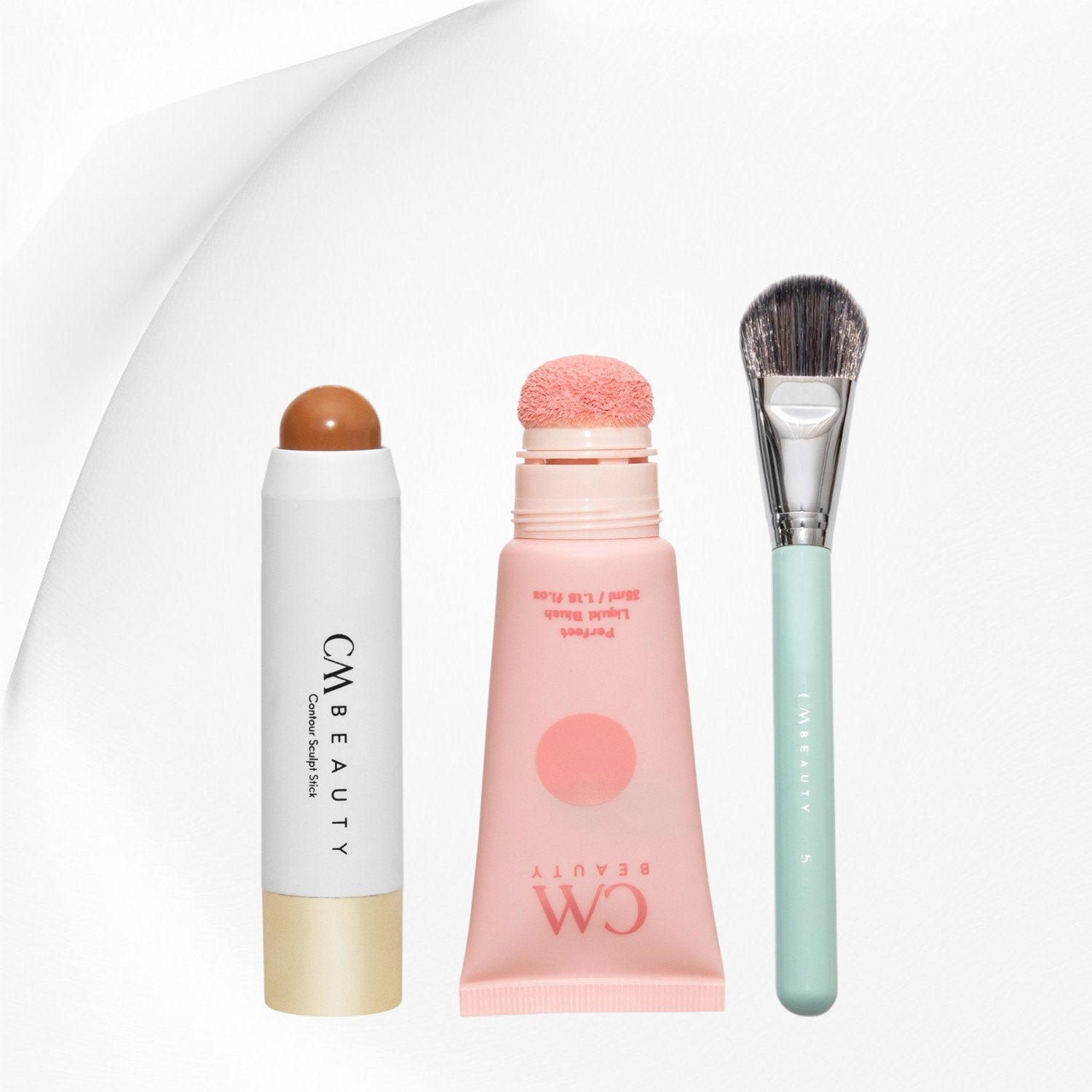 Set Contour Sculpt Stick, Fard de Obraz Lichid si Pensula Contour@Soft Sculpt