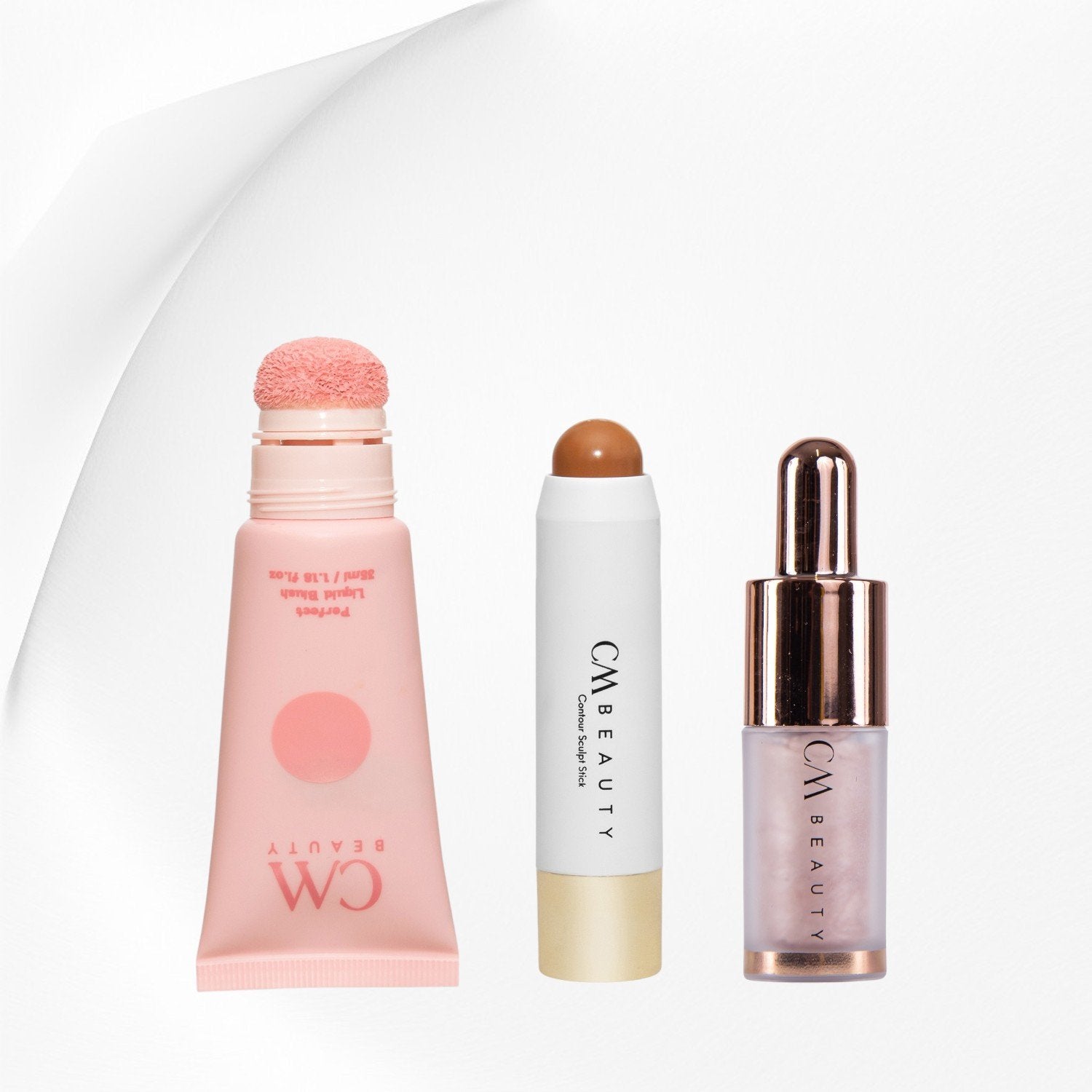 Set Contour Sculpt Stick, Fard de Obraz Lichid si Iluminator Lichid