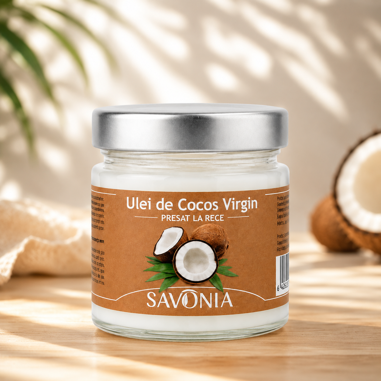 Ulei de Cocos Virgin, Savonia, 200 ml